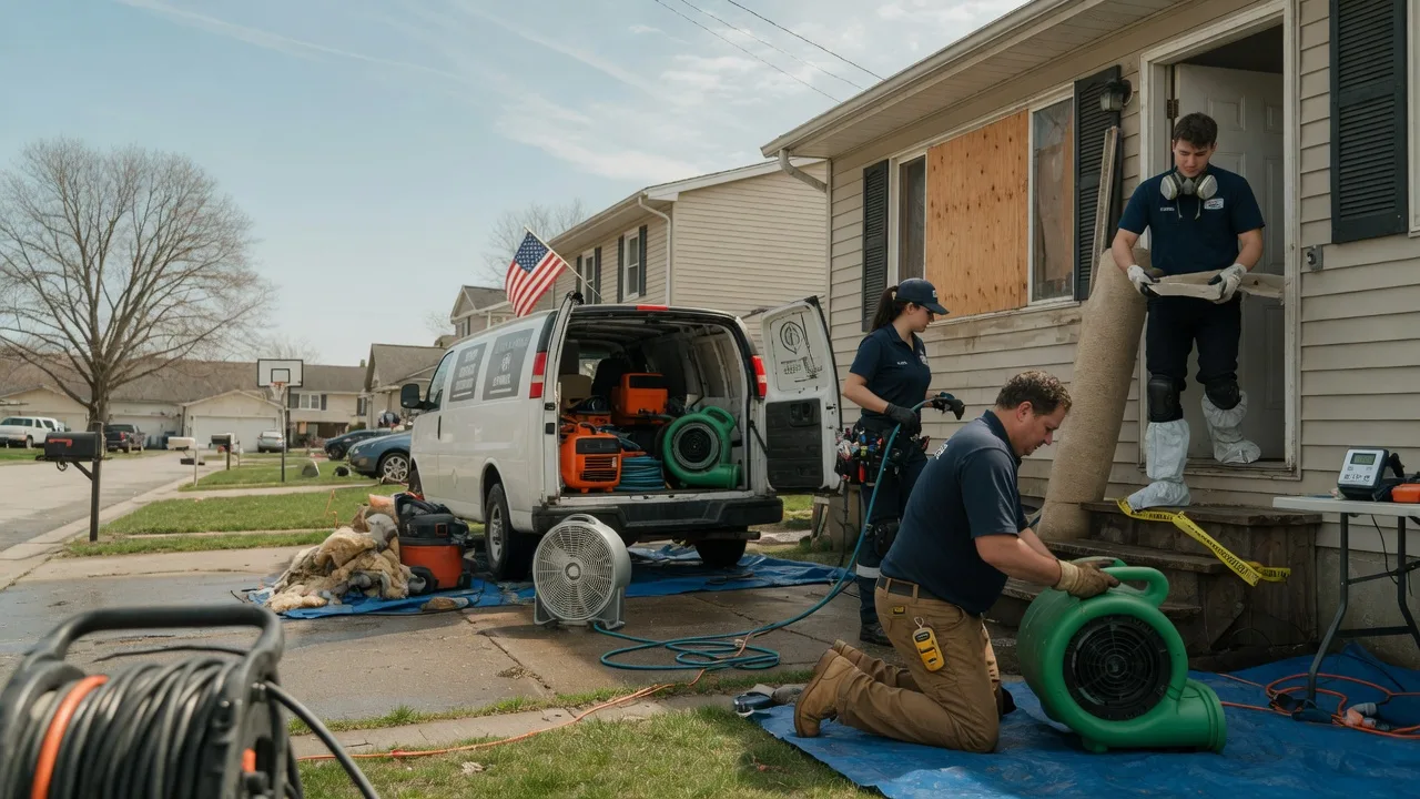 Water Damage Restoration in Mcloud, OK near me